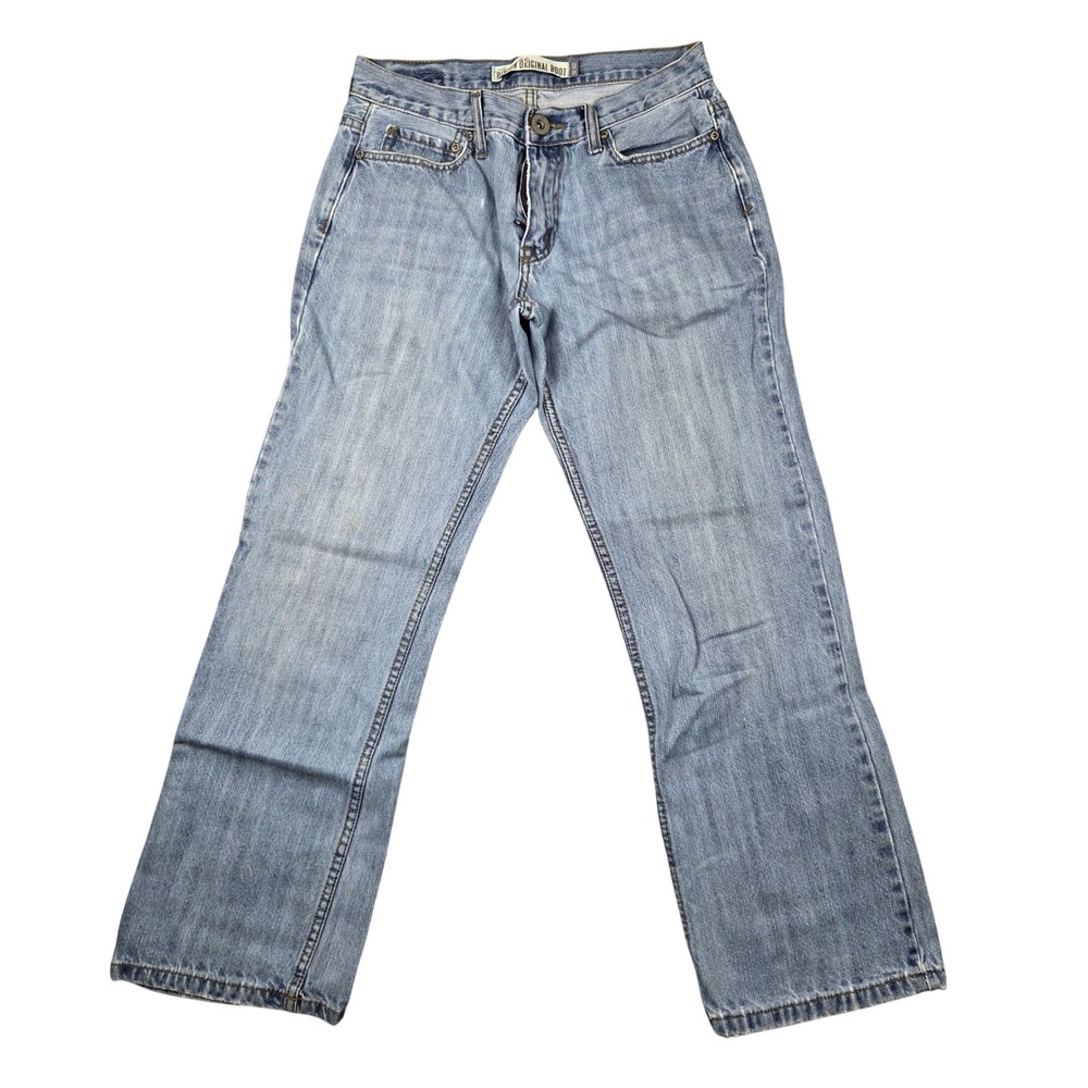 Aeropostale Benton Original Boot Jeans Mens 28x30 Blue Excellent Light Wash